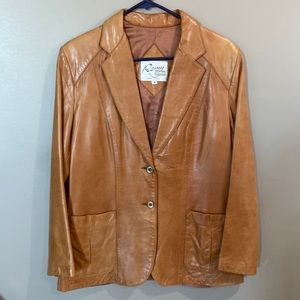 Remy Leather Fashions Jacket size 18